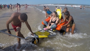 Villa Gesell tiene playas accesibles