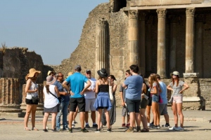 Restringieron el límite de visitantes en Pompeya