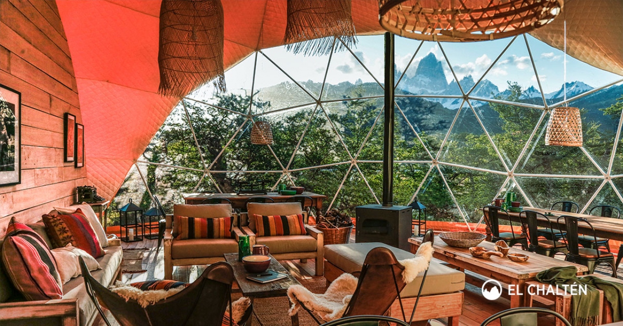 Un glamping con vista al Fitz Roy fue reconocido a nivel internacional