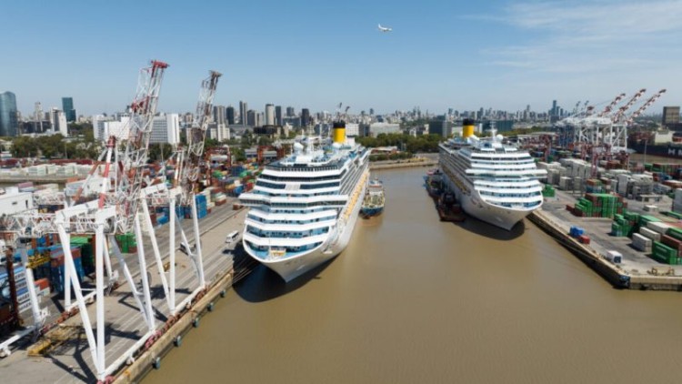 El puerto de Buenos Aires recibió 12.000 turistas extranjeros en un día